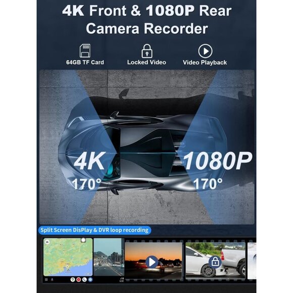 Portable Wireless CarPlay Screen for Car - Picture 6 of 7